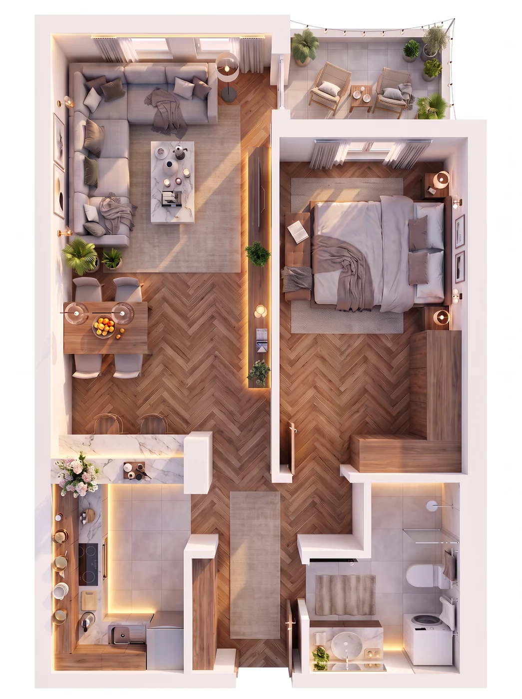 3D prikaz stana 2